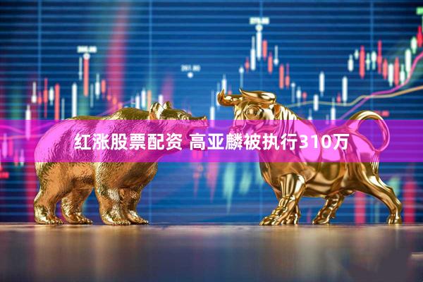 红涨股票配资 高亚麟被执行310万